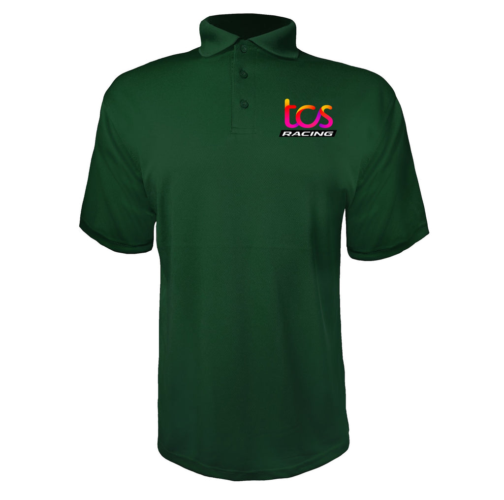 TCS Racing Green polyester polo