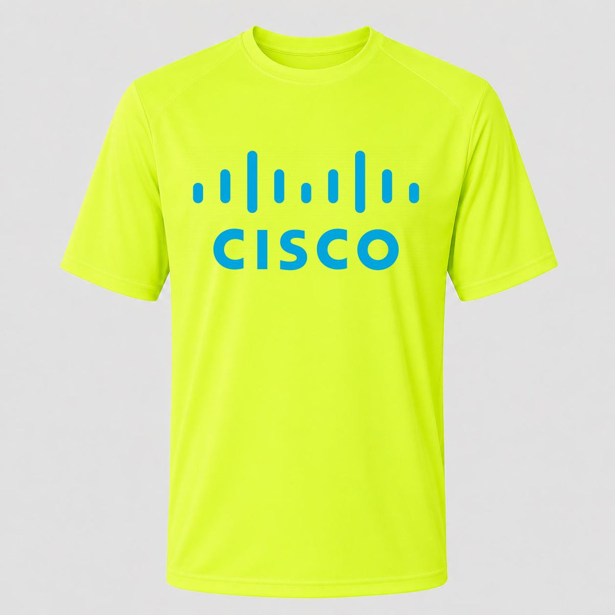 Men's Cisco Performance T-Shirt - Safety Green