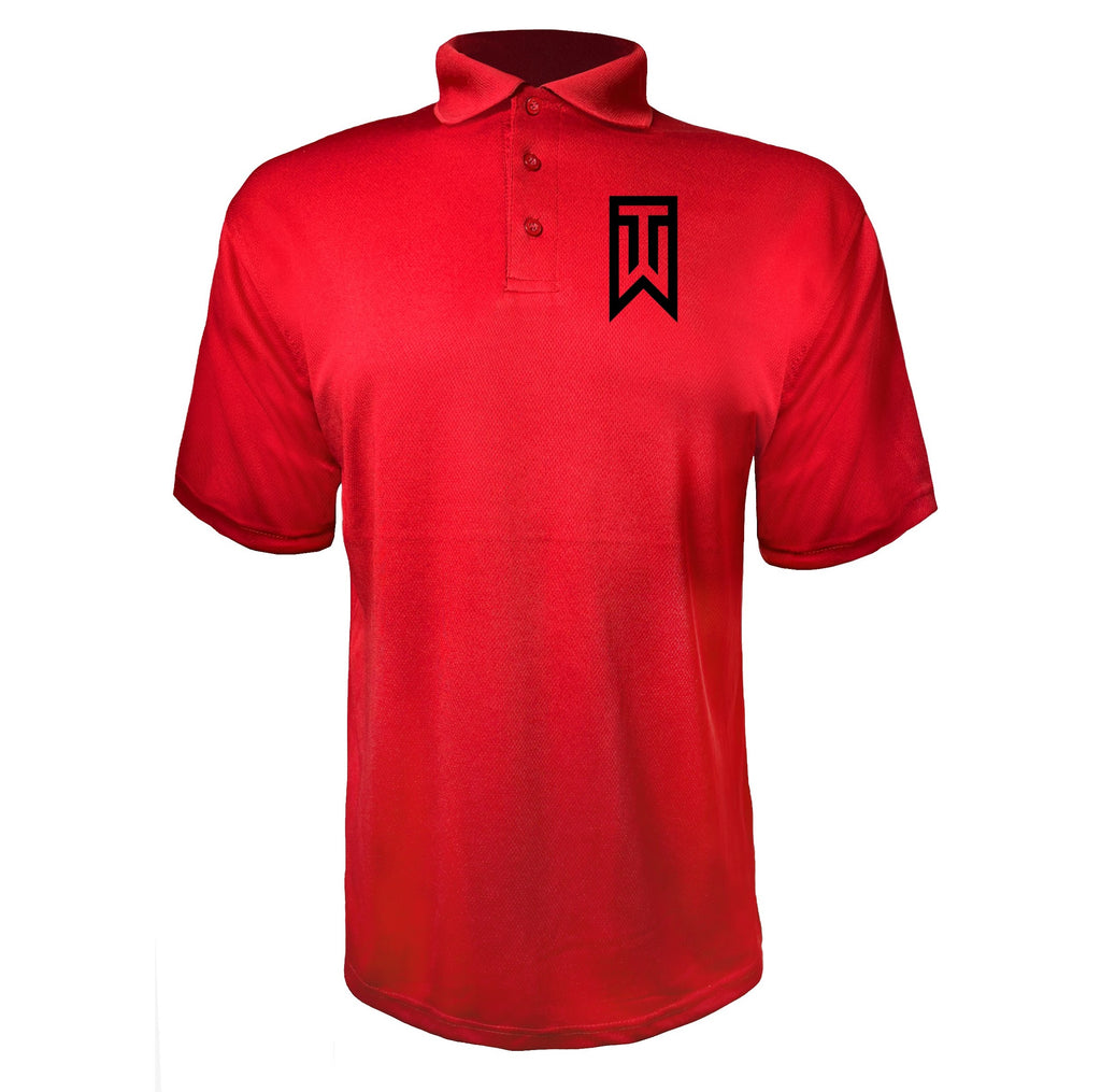 Tiger Woods Red polyester polo