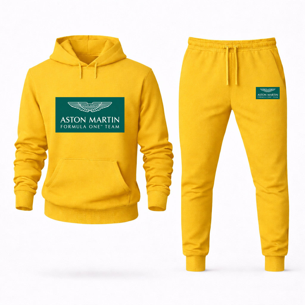 Aston Martin Formula One Team Hoodie and Joggers Set - Yellow
