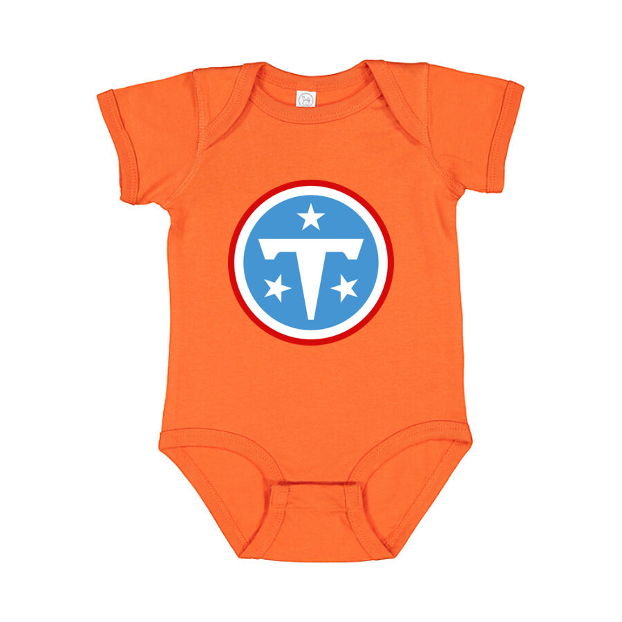 Tennessee Titans Baby Romper Onesie - Orange