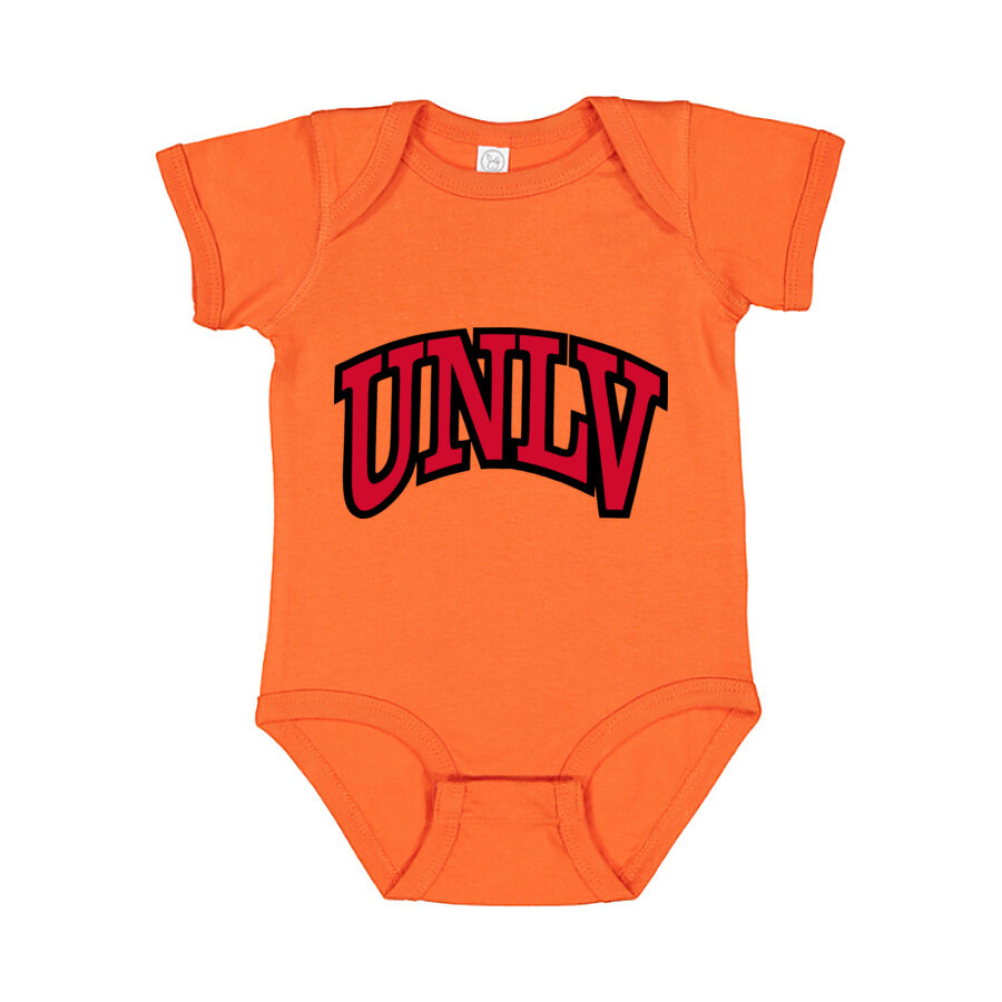 UNLV Rebels Baby Romper Onesie - Orange