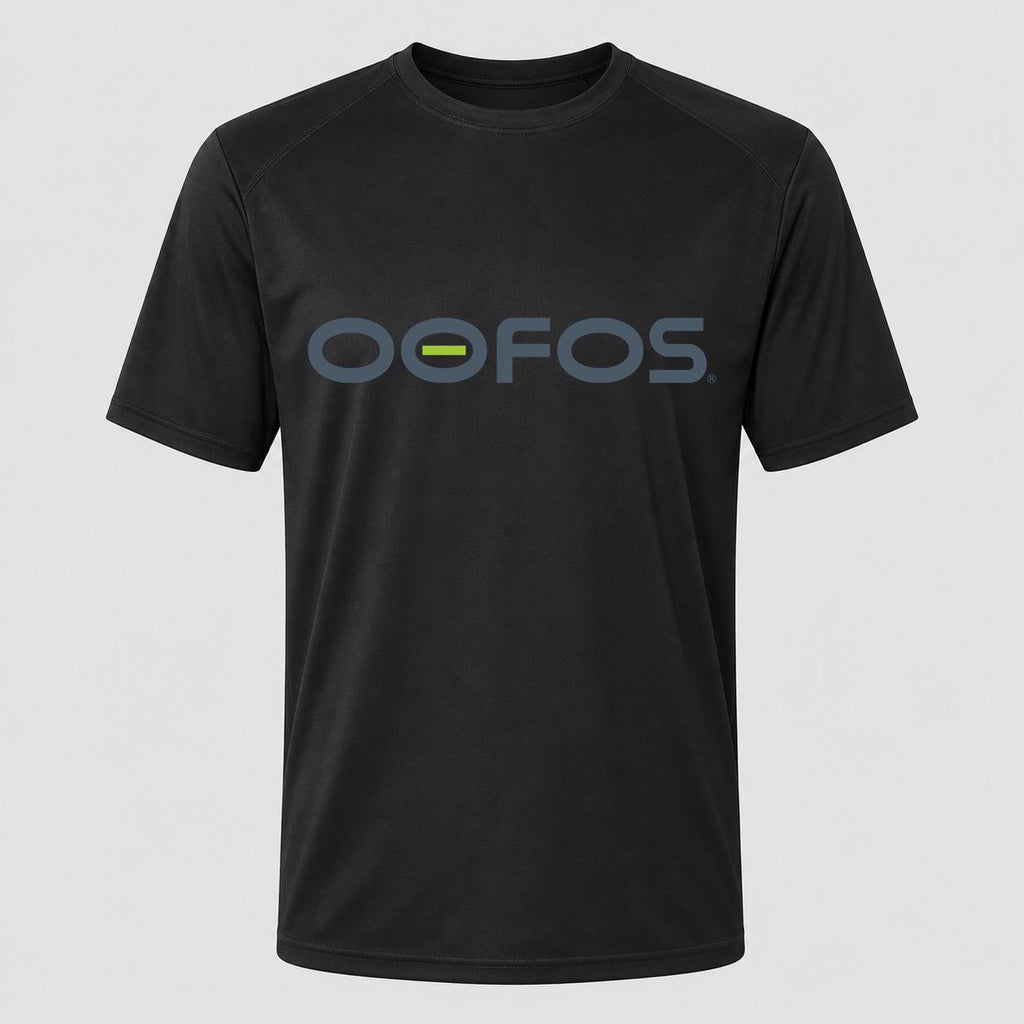 Men's OOFOS Performance T-Shirt - Black