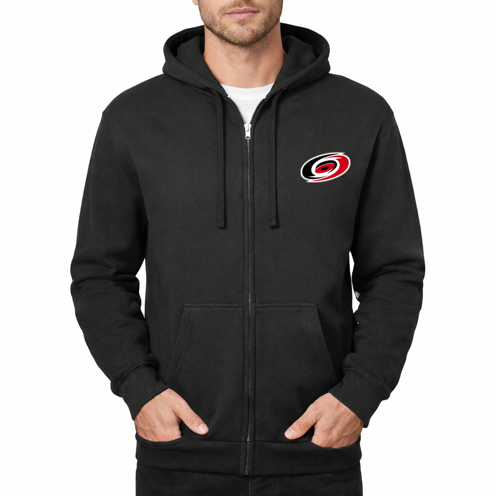 Men's Carolina Hurricanes Zipper Hoodie - Black