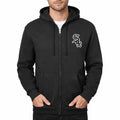 Men's Chicago White Sox Zipper Hoodie - Black