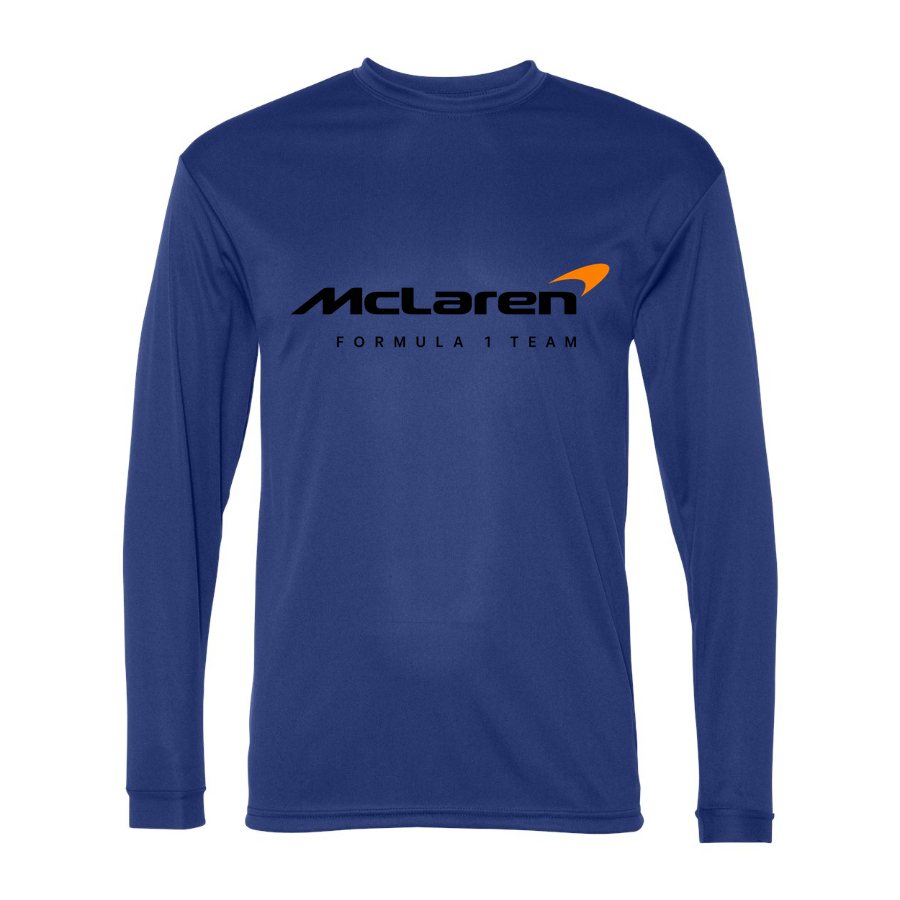 Men's McLaren Formula 1 Team Polyester Long Sleeve T-Shirt - Royal Blue