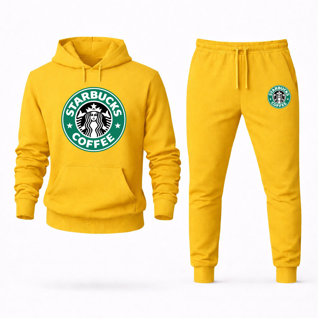 Starbucks Hoodie and Joggers Set - Yellow