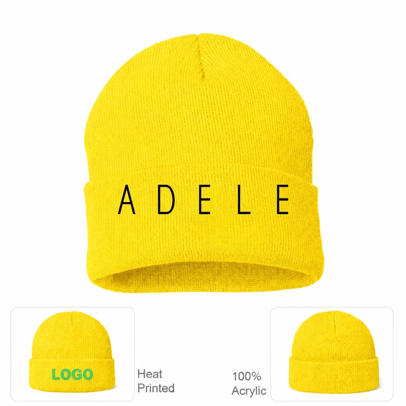 Adele Beanie Hat - Yellow