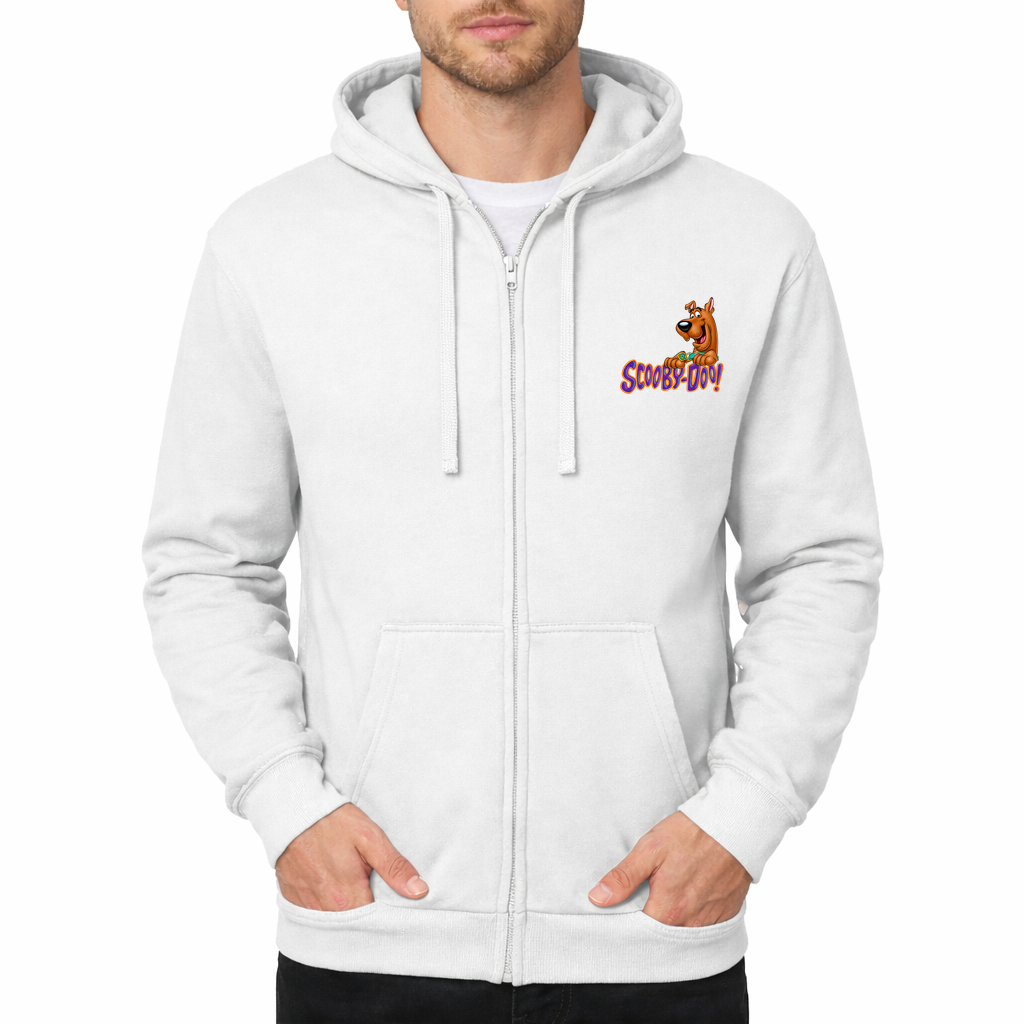 Scooby Doo Zipper Hoodie - White