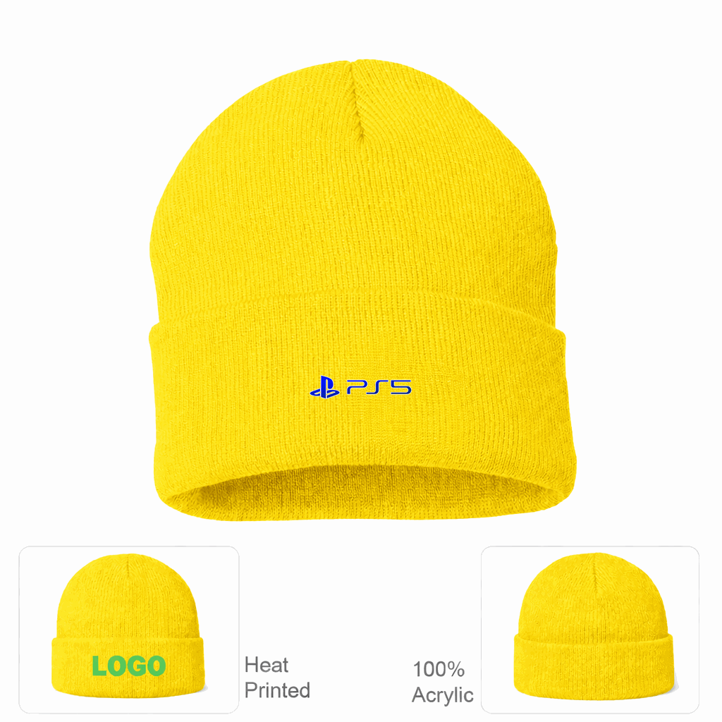 PS5 Beanie Hat - Yellow