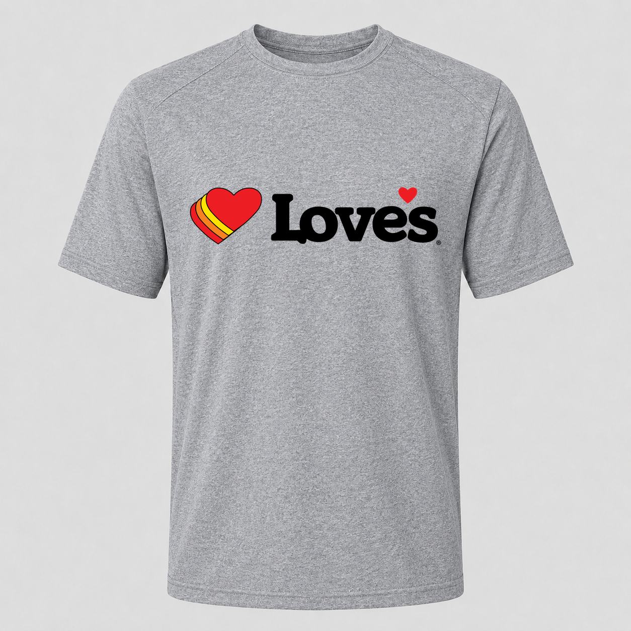 Men's Love's Travel Stops Performance T-Shirt - Gray