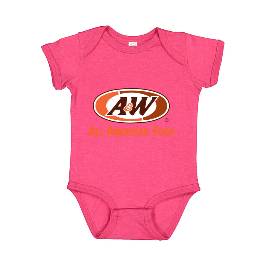A&W Baby Romper Onesie - Pink