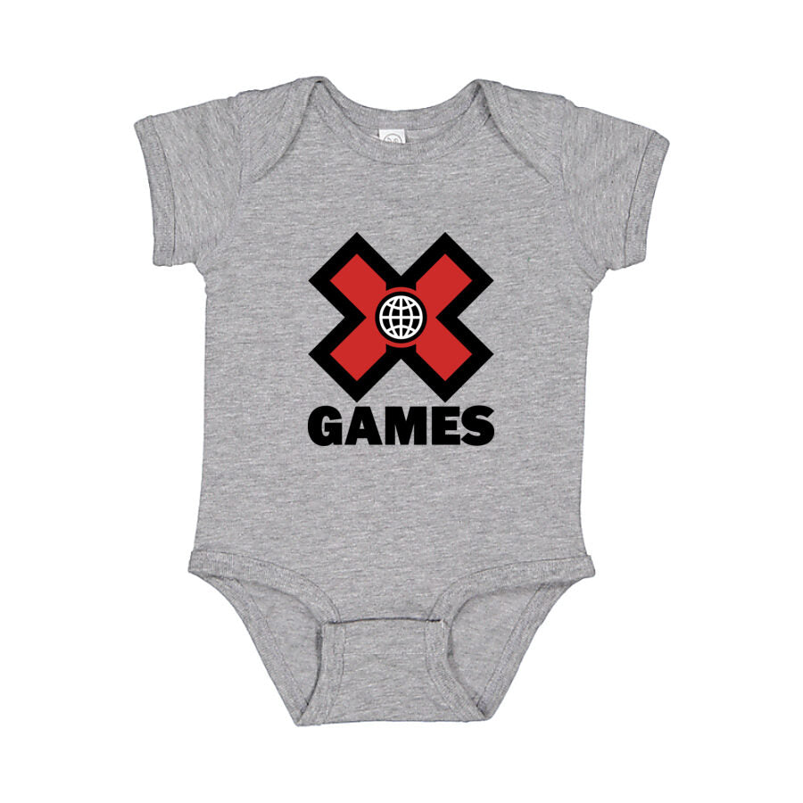 X Games Baby Romper Onesie - Gray