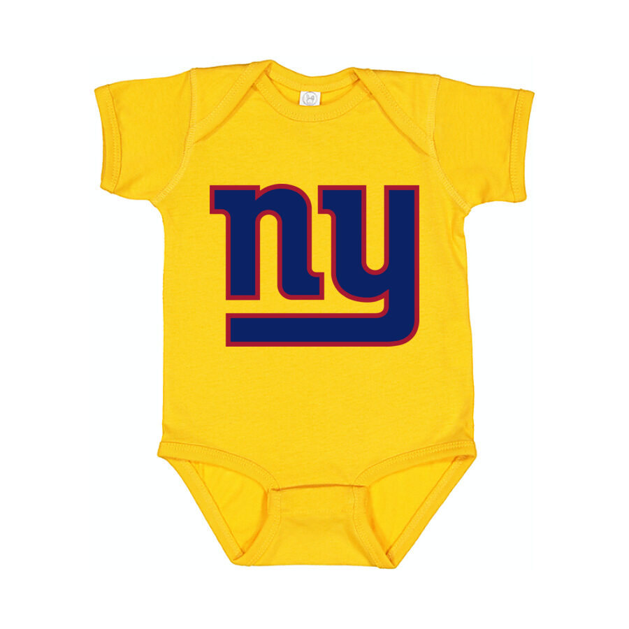 New York Giants Baby Romper Onesie - Yellow