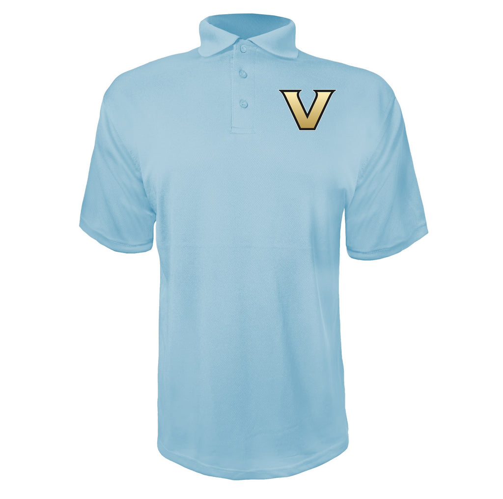 Vanderbilt Commodores Sky Blue polyester polo