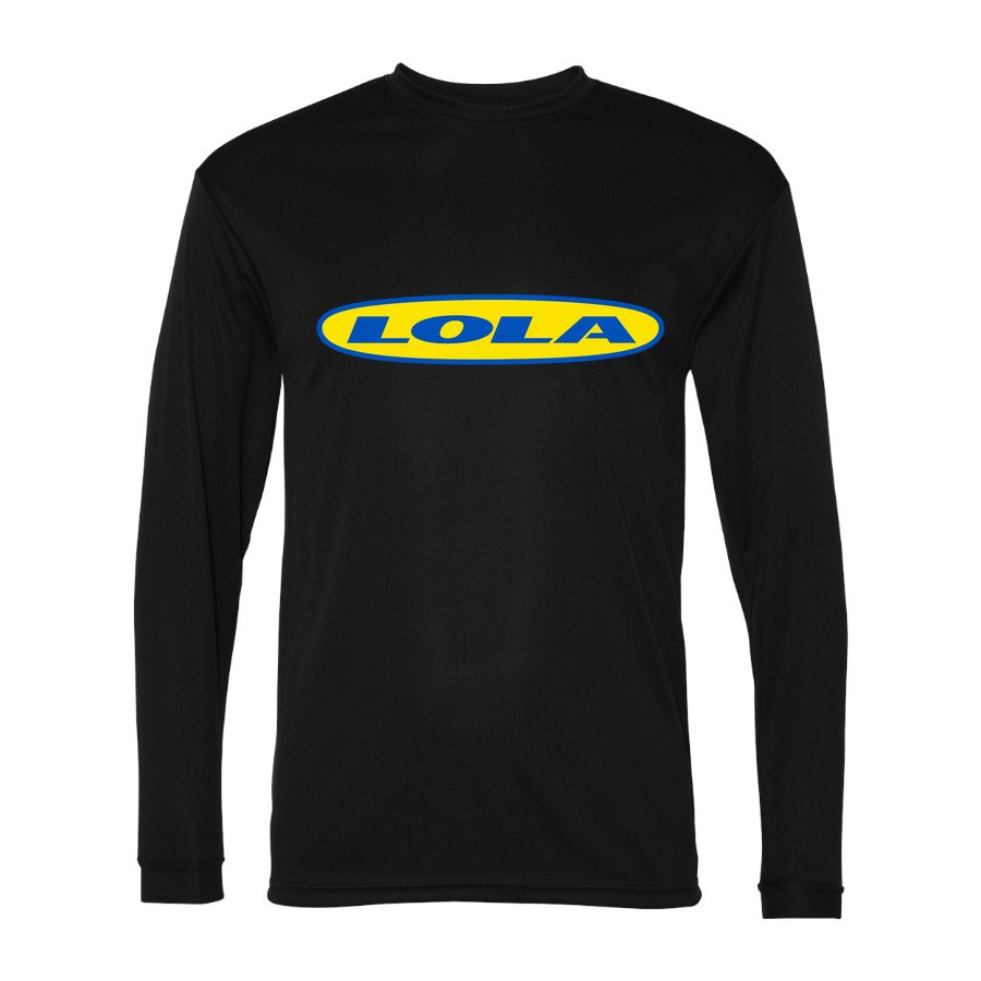 Men's Lola Polyester Long Sleeve T-Shirt - Black