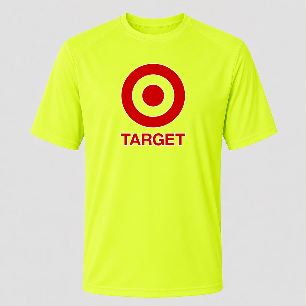 Men's Target Performance T-Shirt - Safety Green