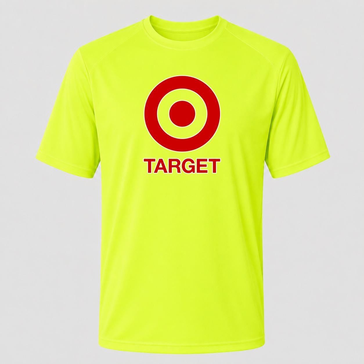 Men's Target Performance T-Shirt - Safety Green