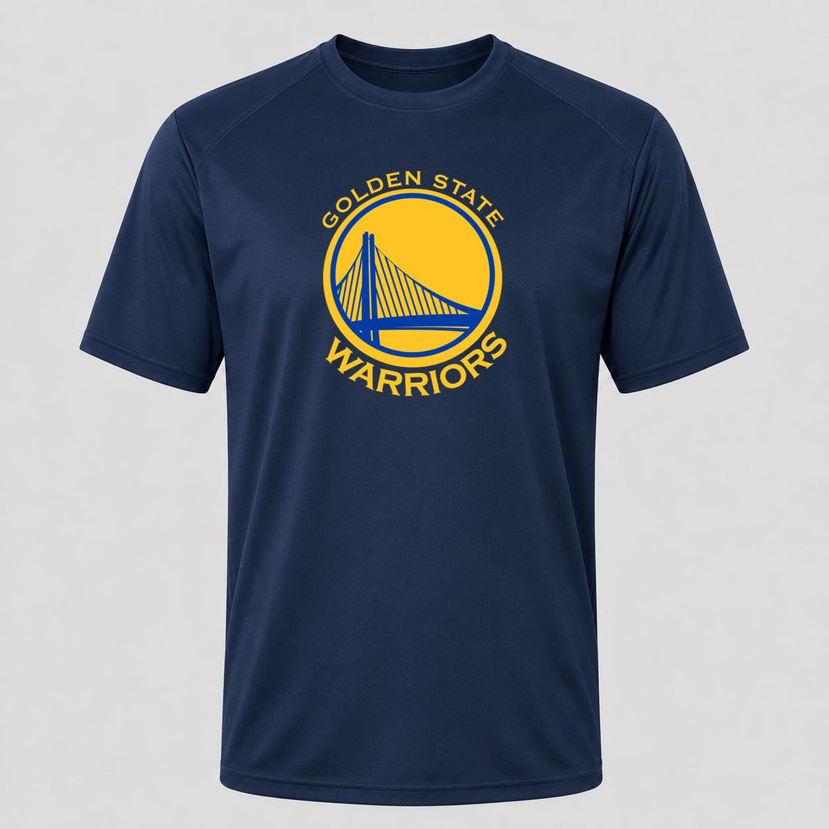 Men's Golden State Warriors Yellow Performance T-Shirt - Navy
