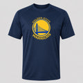 Men's Golden State Warriors Yellow Performance T-Shirt - Navy