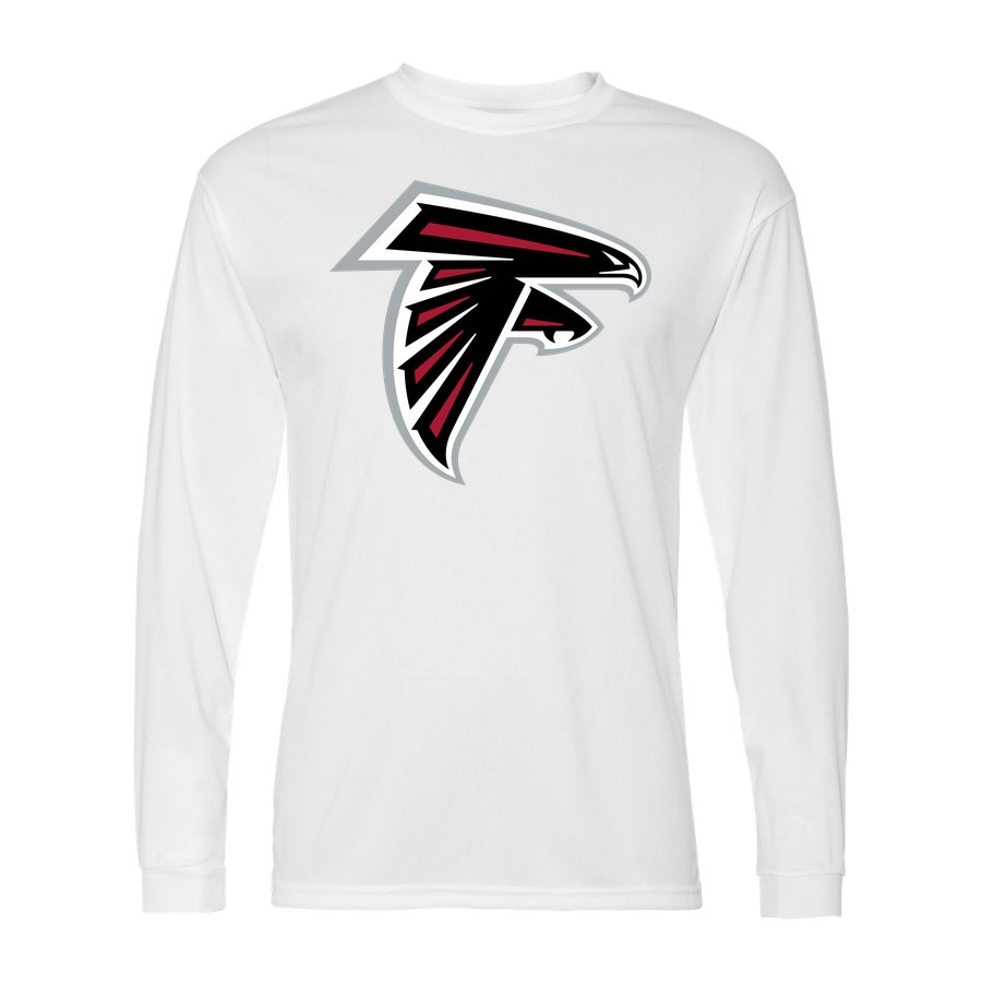 Men's Atlanta Falcons Polyester Long Sleeve T-Shirt - White