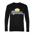 Men's Corona Polyester Long Sleeve T-Shirt - Black