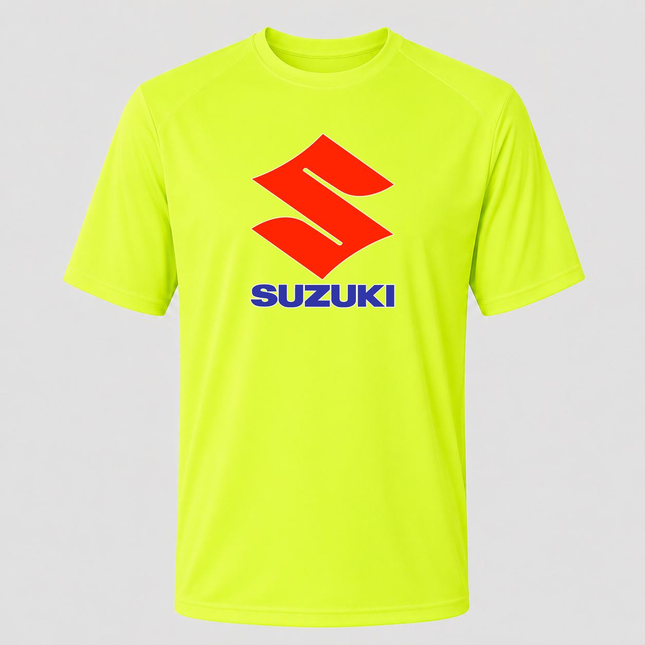 Men's Suzuki Performance T-Shirt - Safety Green