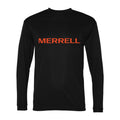 Men's Merrell Polyester Long Sleeve T-Shirt - Black