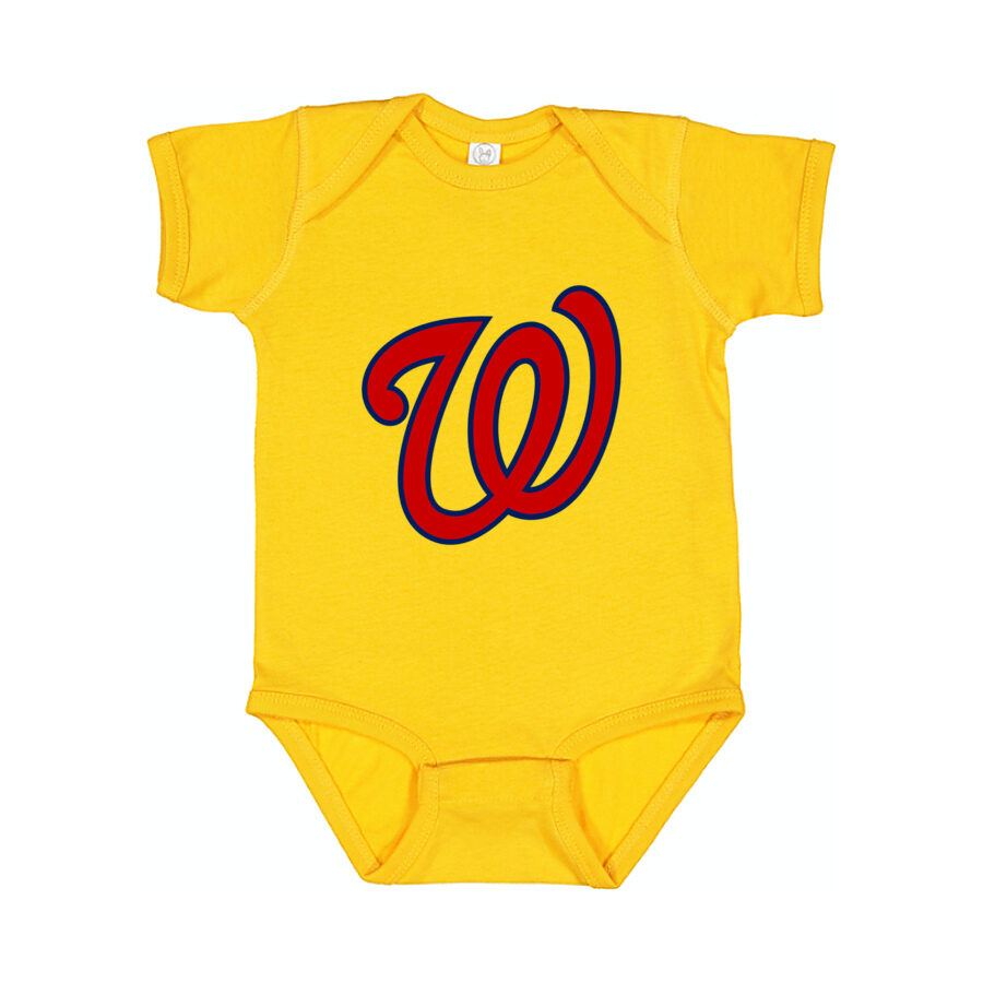 Washington Nationals Baby Romper Onesie - Yellow