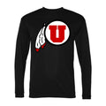 Men's Utah Utes Polyester Long Sleeve T-Shirt - Black