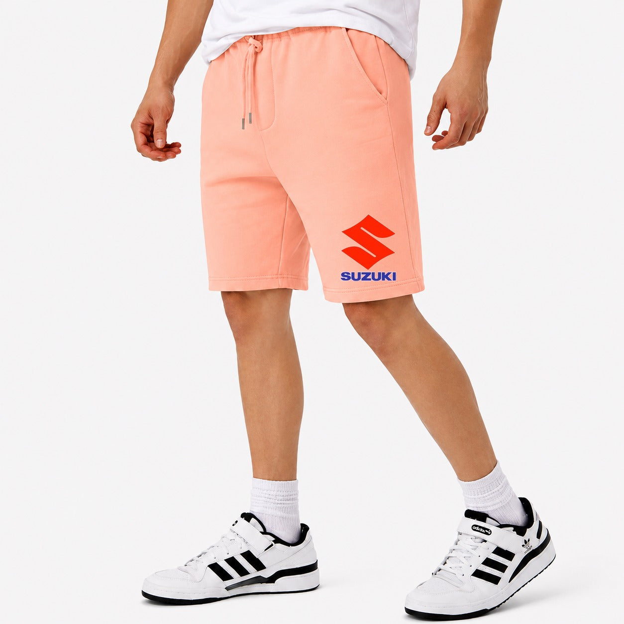 Men's Suzuki Cotton Shorts - Peach