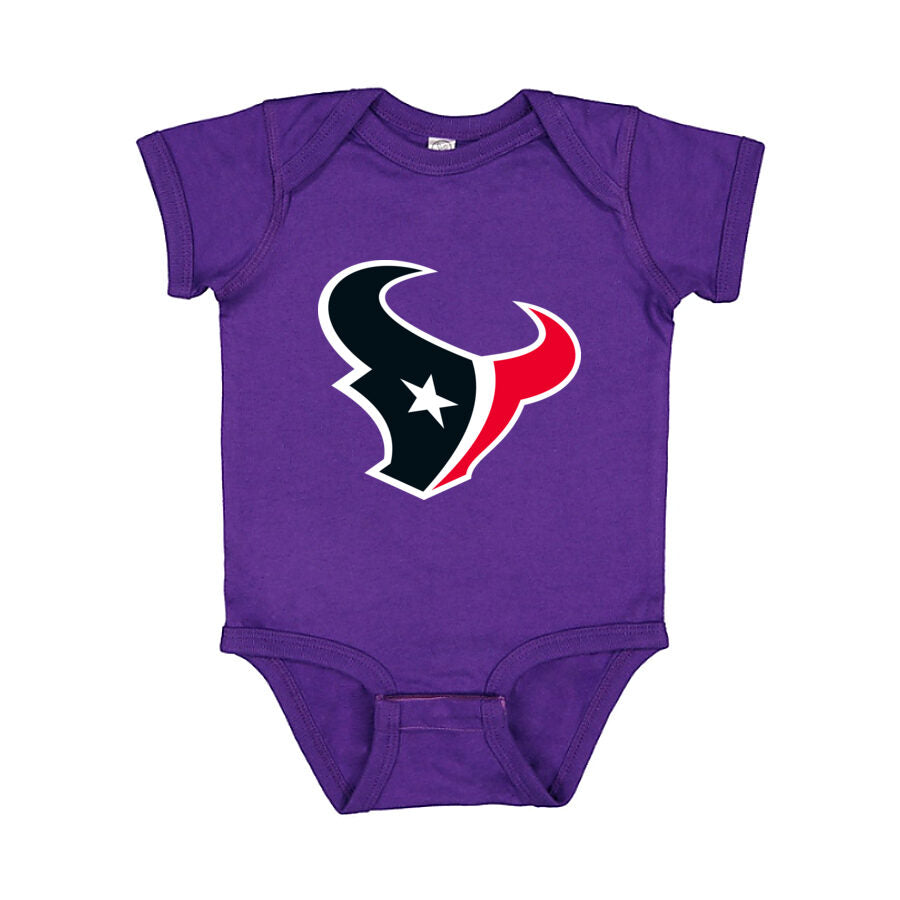 Houston Texans Baby Romper Onesie - Purple