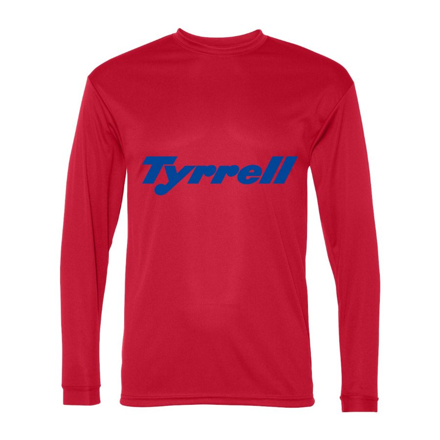 Men's Tyrrell Polyester Long Sleeve T-Shirt - Red