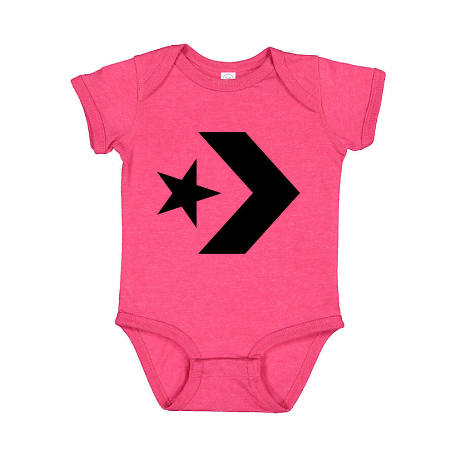 Converse Baby Romper Onesie - Pink