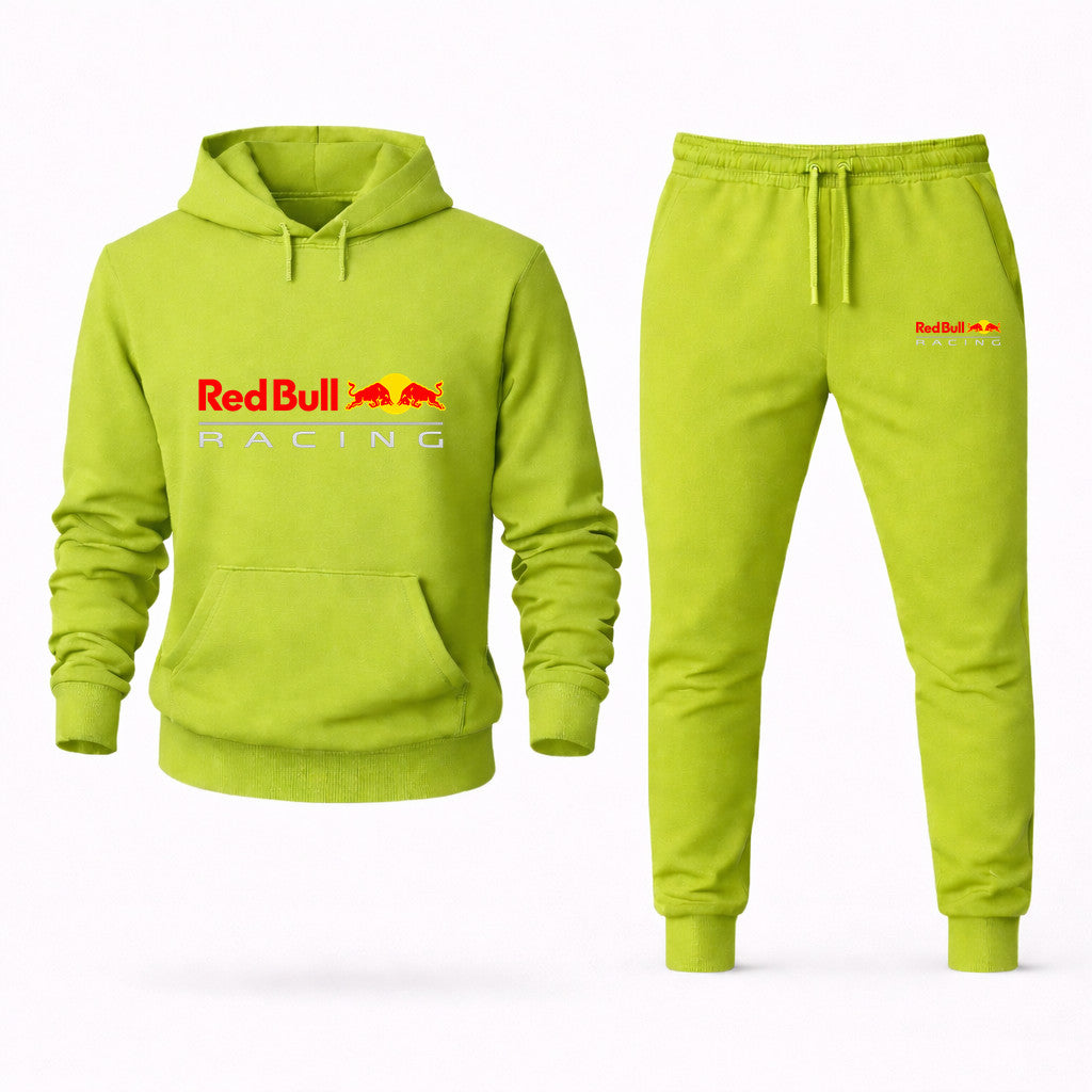 Red Bull Racing Hoodie and Joggers Set - Lime Green