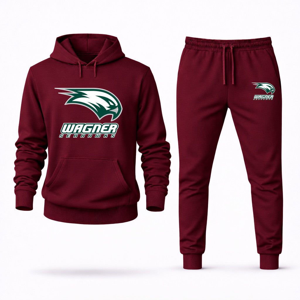 Wagner Seahawks Hoodie and Joggers Set - Burgundy