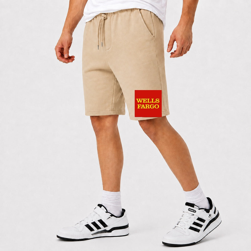 Men's Wells Fargo Cotton Shorts - Beige