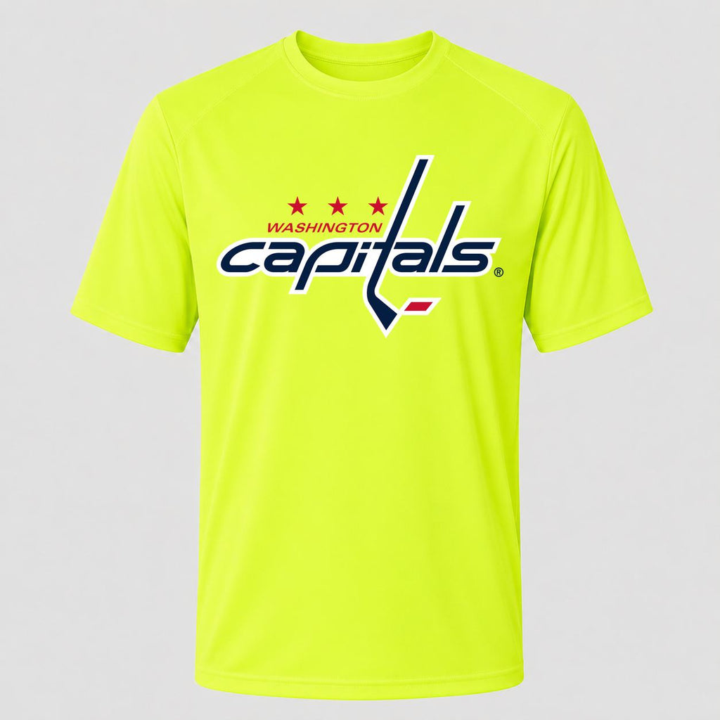 Men's Washington Capitals Performance T-Shirt - Safety Green