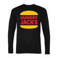 Men's Hungry Jacks Polyester Long Sleeve T-Shirt - Black