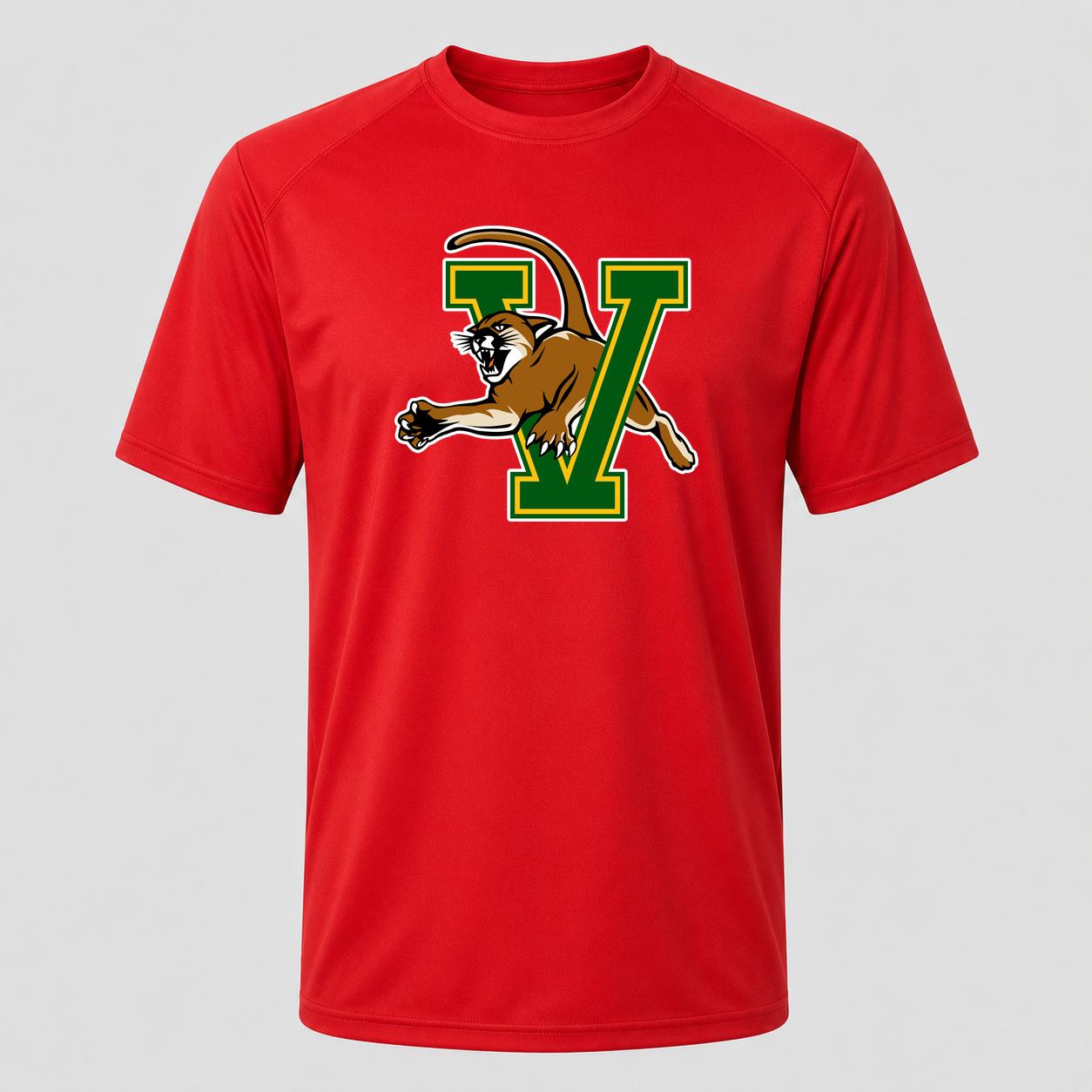Men's Vermont Catamounts Performance T-Shirt - Red