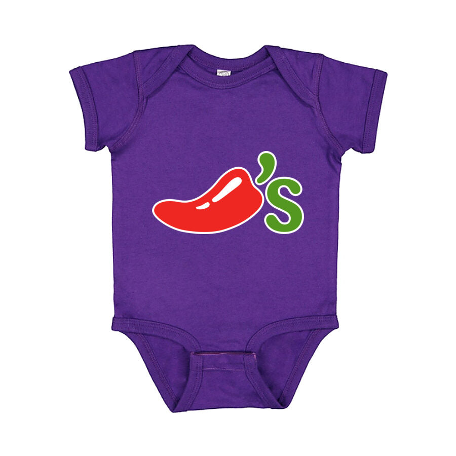 Chili's Baby Romper Onesie - Purple