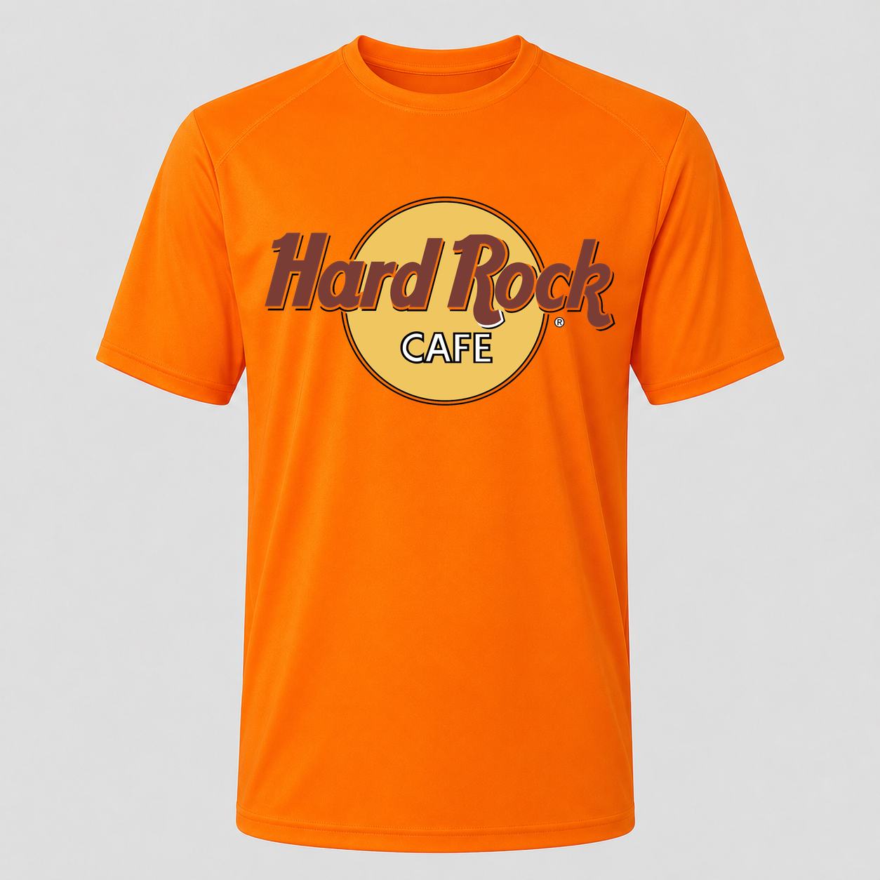Men's Hard Rock Cafe Performance T-Shirt - Orange
