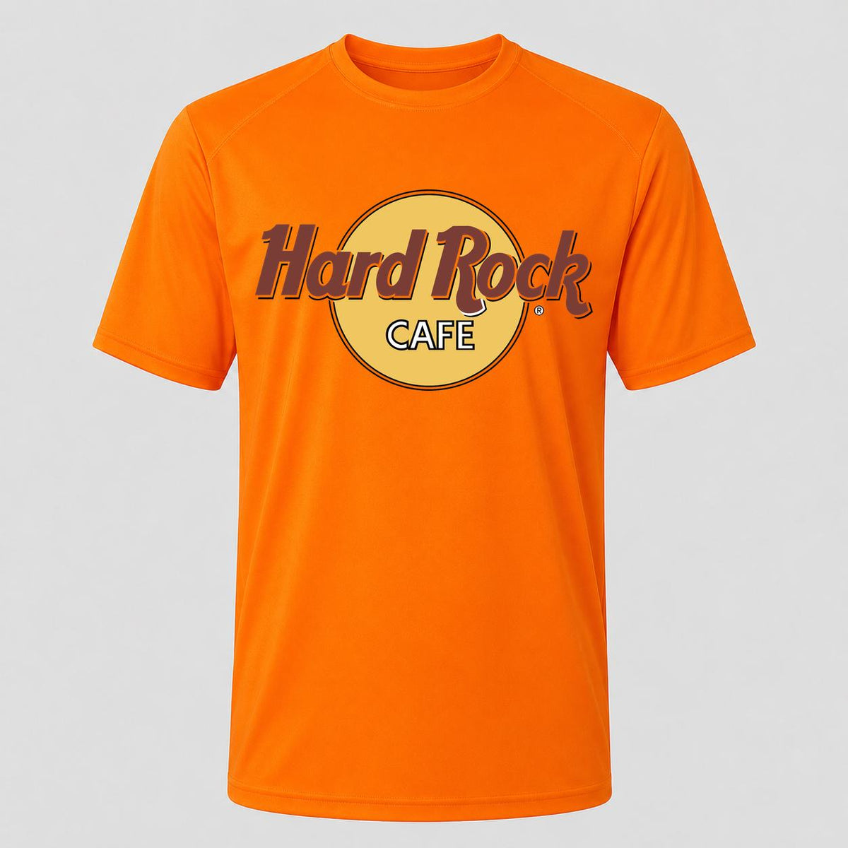 Men's Hard Rock Cafe Performance T-Shirt - Orange