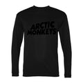 Men's Arctic Monkeys Polyester Long Sleeve T-Shirt - Black