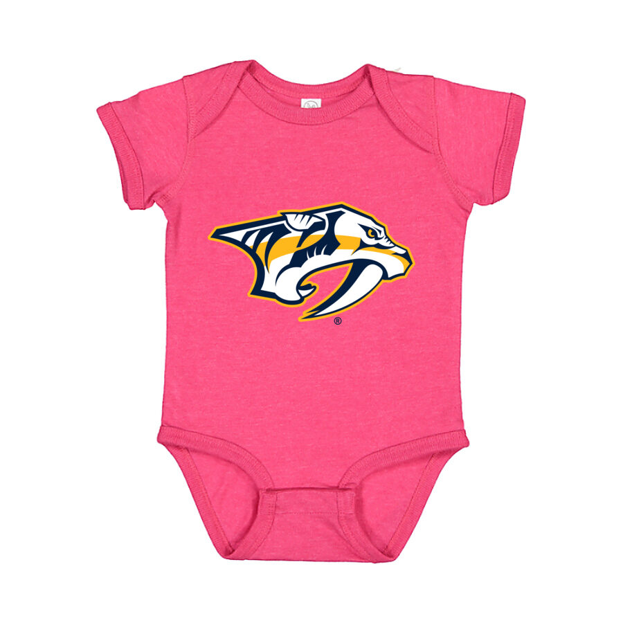 Nashville Predators Baby Romper Onesie - Pink
