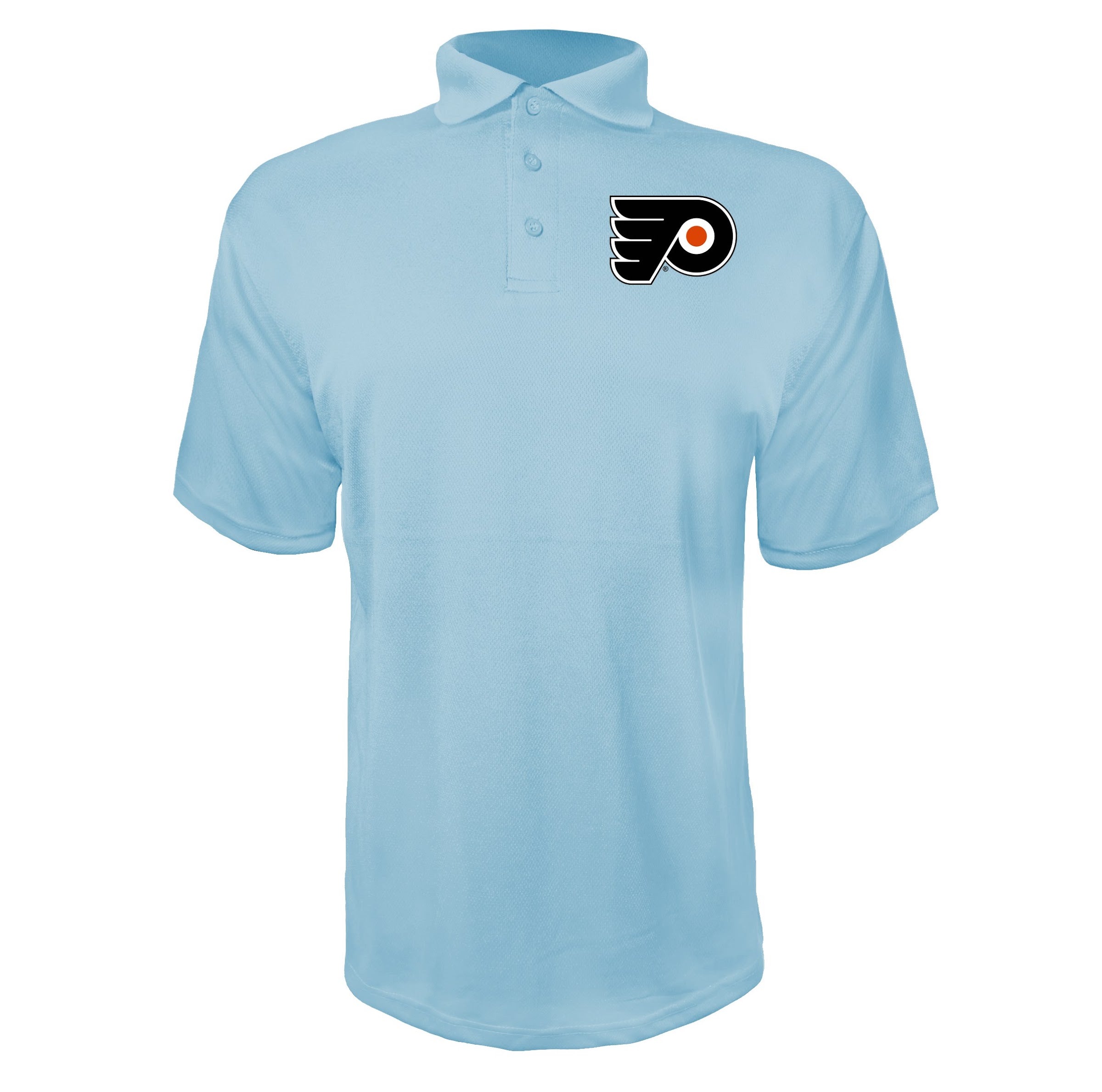 Philadelphia Flyers Sky Blue polyester polo