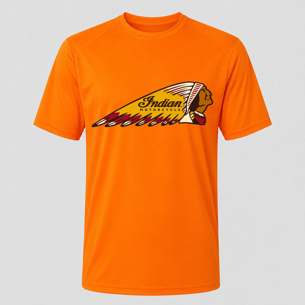 Men's Indian Motorcycle Performance T-Shirt - Orange