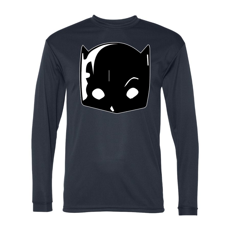 Men's Dodge Hellcat Polyester Long Sleeve T-Shirt - Navy