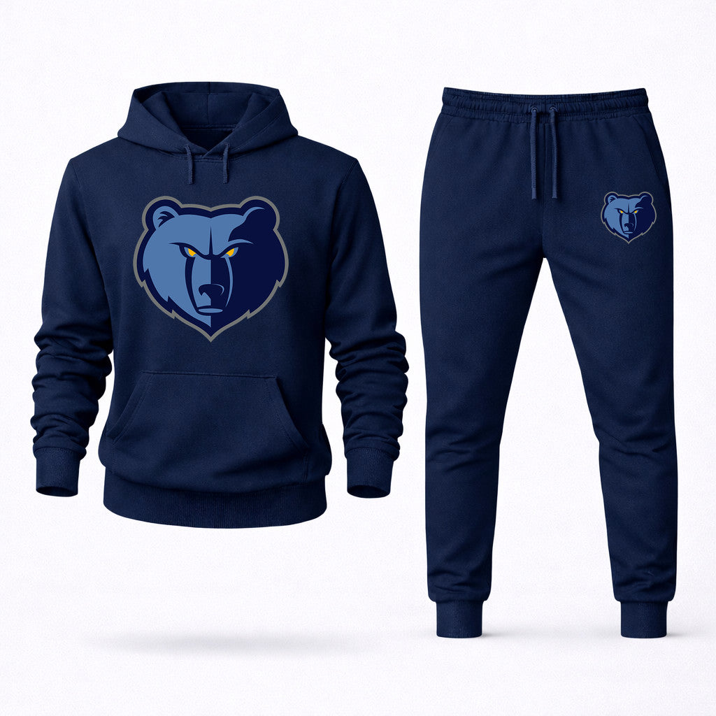 Memphis Grizzlies Hoodie and Joggers Set - Navy