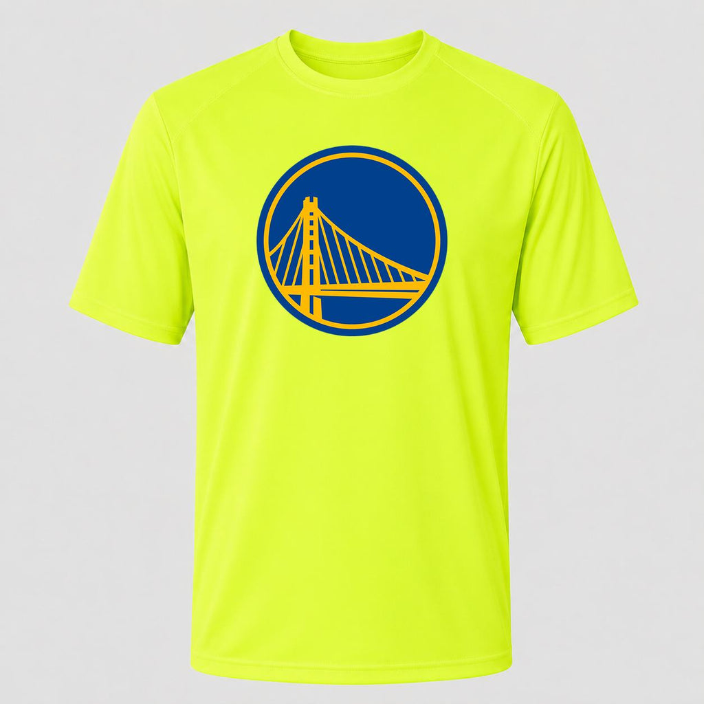 Men's Golden State Warriors Performance T-Shirt - Safety Green